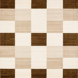Geometric Beige Brown Accents Modern Area(Beige)