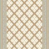 Geometric Argyle Area with Beige and Ivory Details(Beige)