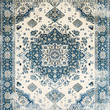 Elegant Vintage Inspired Area with Distressed Oriental Design(Beige)