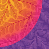 Tropical Exotic Vegetation Botanical Illustration Nature(Orange)