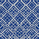 Amada Abstract Lattice Symmetry Inspired by Urban Art(Blue)