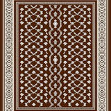 Lattice with Interlocking Framework(Brown)