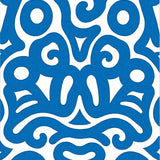 Whimsical Nimbus Rippled Dot Formation Modern Art Look(Blue)