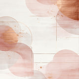 Elegant Rose Gold and Pale Beige With Abstract Watercolor(Beige)