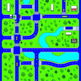 Whimsical Cityscape Exploration Canvas(Blue)