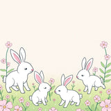 Luxurious Angora Wonderland Enchanted Bunny Meadow Decorative Accent(White)