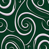 Abstract Swirl Vortex Design with Contemporary Art Styling(Green)