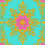 Boho Floral Featuring Ornate Filigree(Pink)