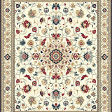 Patterned Jute Round Braided Beige(Beige)