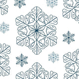 Intricate Snowflake with Frosty Filigree and Delicate Swirls(White)