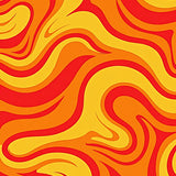 Abstract Swirl Spiral Modern Artistic Expression Statement(Red)