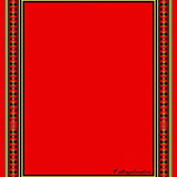 Yuletide Tartan Welcoming Entrance Decoration(Red)