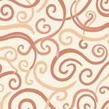 Plush Swirl Area With Elegant Texture(Beige)
