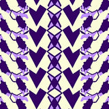 Traditional Lattice with Bold Contrast (Purple)