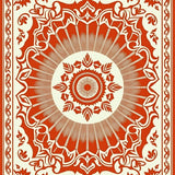 Sunburst Medallion Autumn Harvest(Orange)