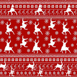 Festive Reindeer Holiday Hallway Pathway(Red)