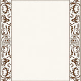 Heritage Damask Featuring Baroque and Flowing Vine Details (Brown)