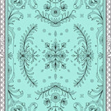 Enchanted Garden Bloom Trellis(Turquoise)