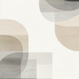 Chic Abstract Area Low Pile Non Slip Indoor(Beige)