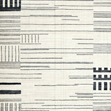 Abstract Geometric Ivory(Black)