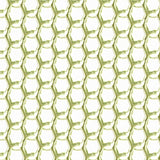 Vintage Inspired Honeycomb Mesh Welcome with Hexagonal Cells(White)