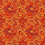 Autumn Jungle Foliage Sunset Tapestry(Orange)