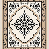 Elegant Transitional Damask Swirl Decorative Ornate (Beige) - ODIKA