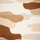 Beige Serenity Area Earthy Brown Accent Easy Care(Beige)