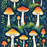 Quirky Nature Inspired Colorful Accent(Blue)