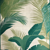 Tropical Paradise Area Rug Royal Palm Leaf Design Carpet(Green)