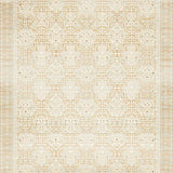 Artisan Trellis Area with Faded Latticework and Vintage Inspired Detailing(Beige)