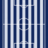 Striped Soccer Field Goals Center Circle(Blue)