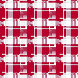 Seasonal Tartan Inspired with Check Design(Red)
