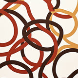 Abstract Swirl Modern Artistic Brushstroke Watercolor(Ivory)