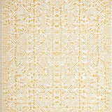 Elegant Geometric Diamond Area with Subtle Gold Accents(Beige)