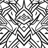 Chevron Design Low Profile with Bottom(Black)