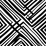 Modern Chevron Zigzag Stripe with Bold Directional Lines(White)