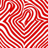 Peppermint Swirl Half Moon Doormat with Festive Striped Design(Red)