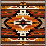 Tribal Chocolate Entryway Plush Accent(Brown)