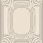 Mystic Radiant Concentric Wave Arrangement (Beige) - ODIKA