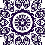 Tapestry with Sacred Geometry (Purple) - ODIKA
