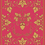 Amber Harvest Oak Leaf Flourish Design(Pink)