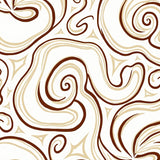 Swirled Marble Abstract Waves Contemporary Decorative Accent (Brown) - ODIKA