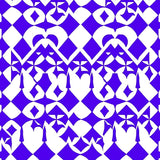 Classic Checkerboard with Dynamic Accents (Blue)