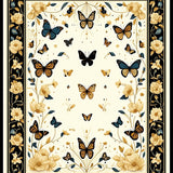 Sophisticated Bold Insect Imagery(Beige)