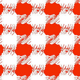 Contemporary Large Scale Checkerboard with Vibrant Contrast(Red)