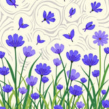 Artistic Meadow Symphony Blossom(Blue)