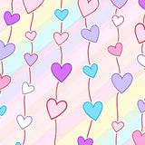 Kawaii Cascade with Floating Love Symbols (Pink)