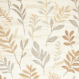Desert Bloom Collection Area Beige Cream Botanical Motif Durable(Beige)