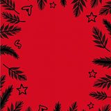 Magical Starlight Evergreen Branch Wonderland(Red)